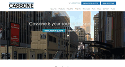 Desktop Screenshot of cassone.com